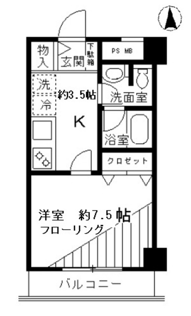 パディ初台の間取り