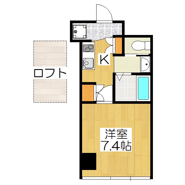 M&Ms apartmentの間取り