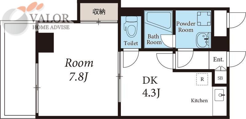 横浜市港北区綱島西のマンションの間取り