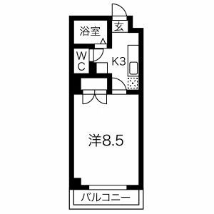 フィオーレ白山の間取り