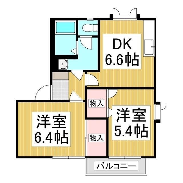 ディアスヤマーニの間取り