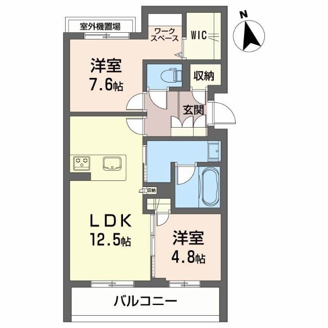 シャーメゾン加納沓井の間取り