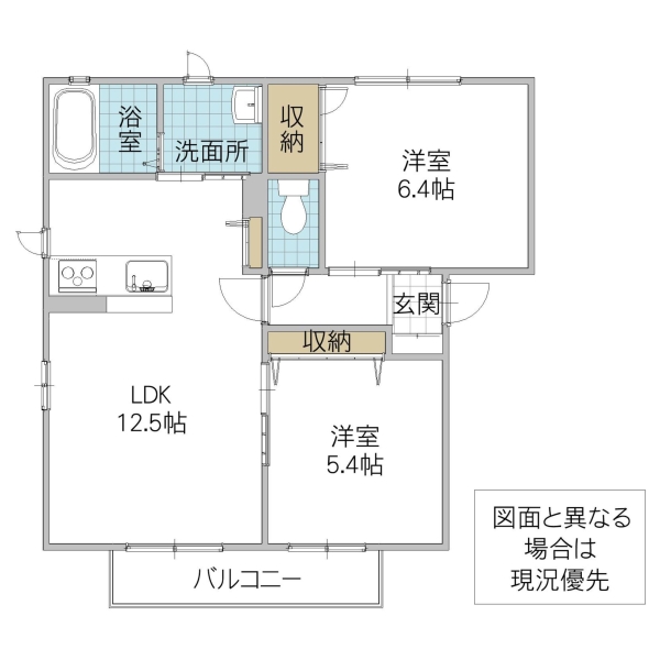 ローズヒルズ　C棟の間取り