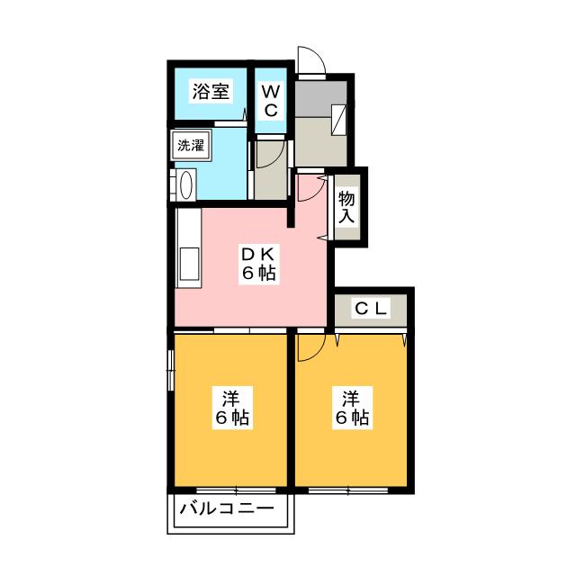 エルカーサＡの間取り