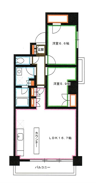 イストワールの間取り