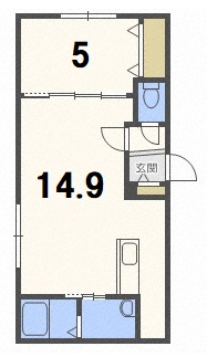 ＡＬＰＨＡ菊水の間取り