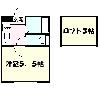 川崎市高津区新作のアパートの間取り