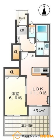 Pure　Rise　宮田の間取り