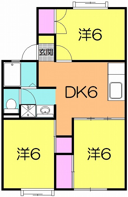 サンライフ南仙台の間取り