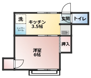 第二越後荘の間取り