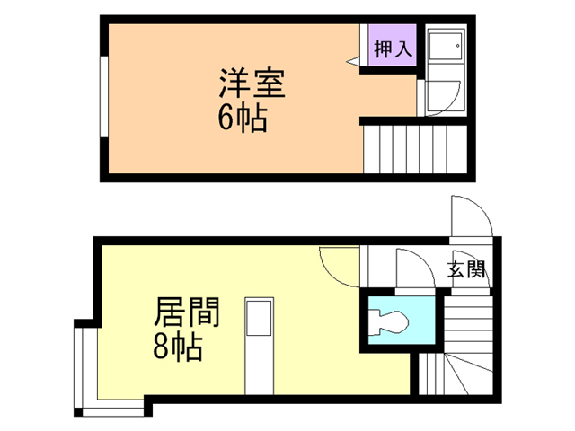 ベル澄川Ｂの間取り