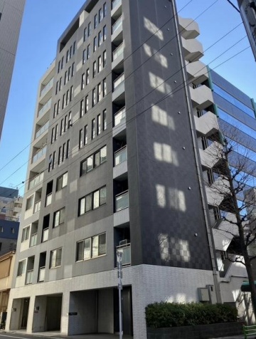 中央区日本橋蛎殻町のマンションの建物外観