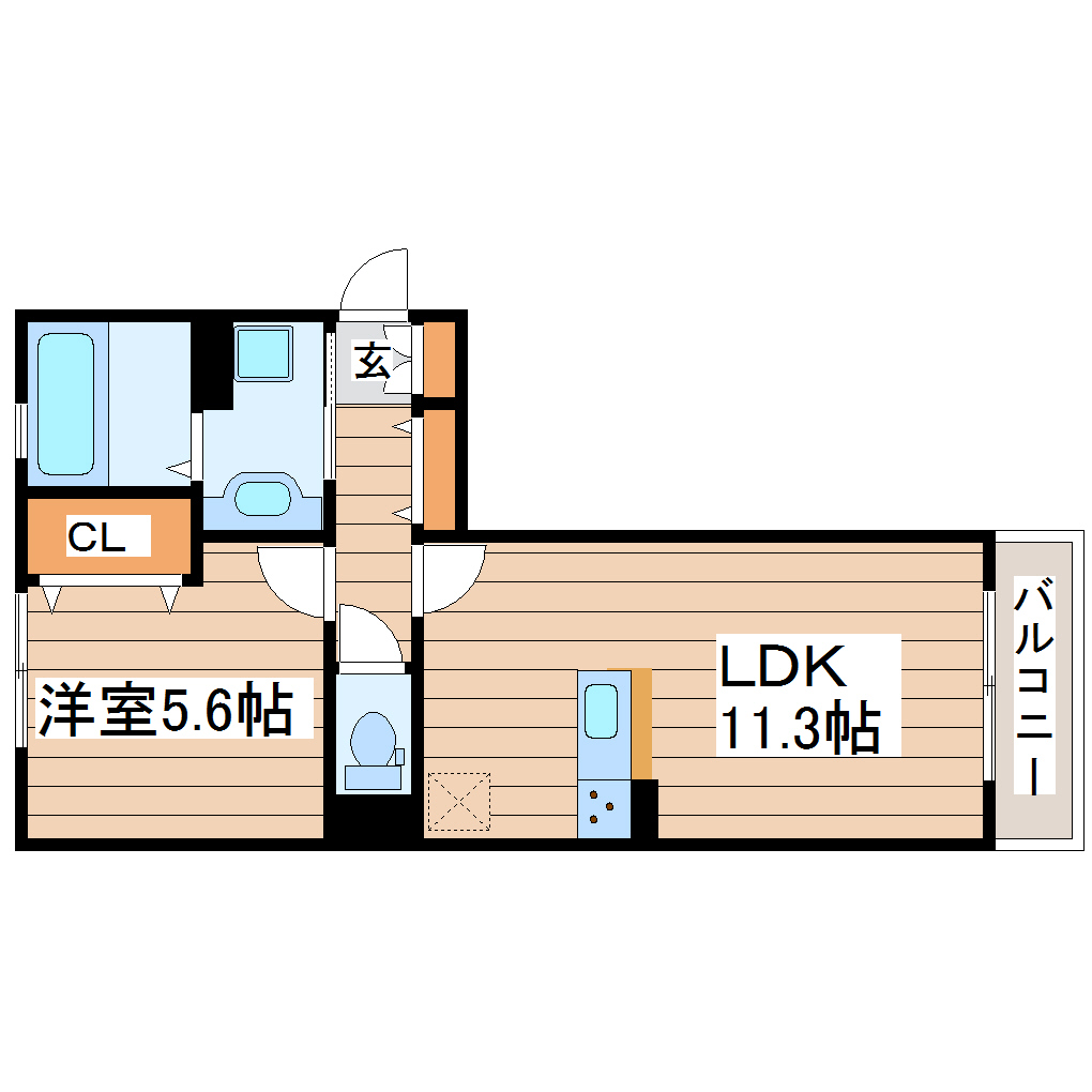 オリエント荒井西の間取り