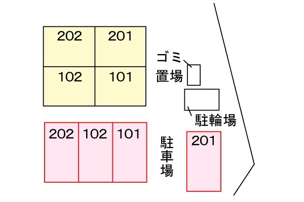 【ビエント　パラーシオの駐車場】