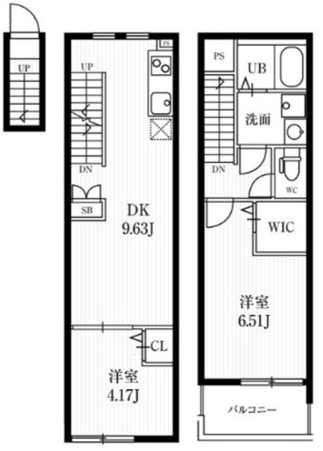 【ミハス浦和の間取り】