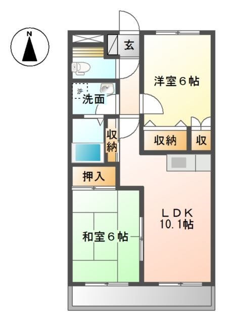 ウィンコートの間取り