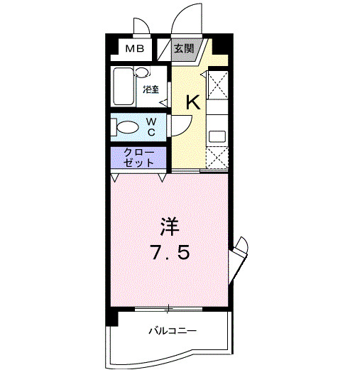 シャルマン外堀の間取り