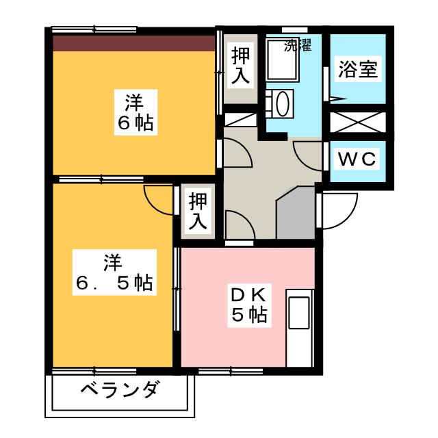 アメニティ佃Ｃ棟の間取り