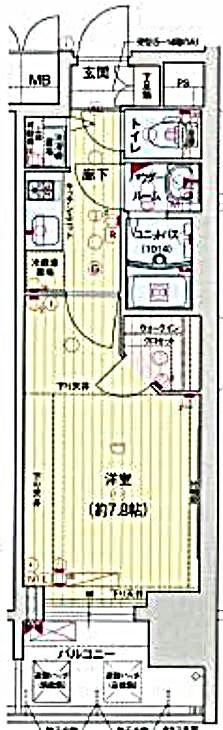 プレサンス栄ライズの間取り