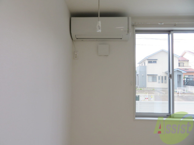 その他設備　エアコンが設置が設置してありますので寒暖対策もばっちり。