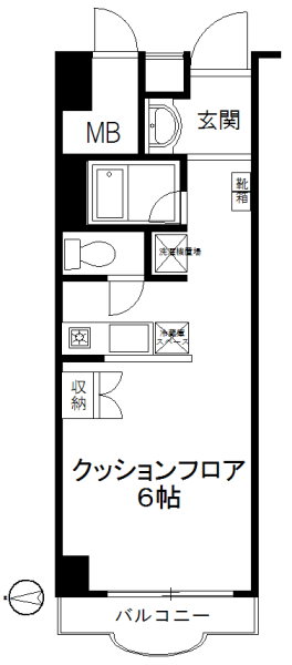 ニュー大崎マンションの間取り写真