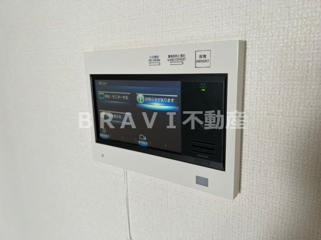 セキュリティ　【RISING Maison 本町橋】モニター付インターホン