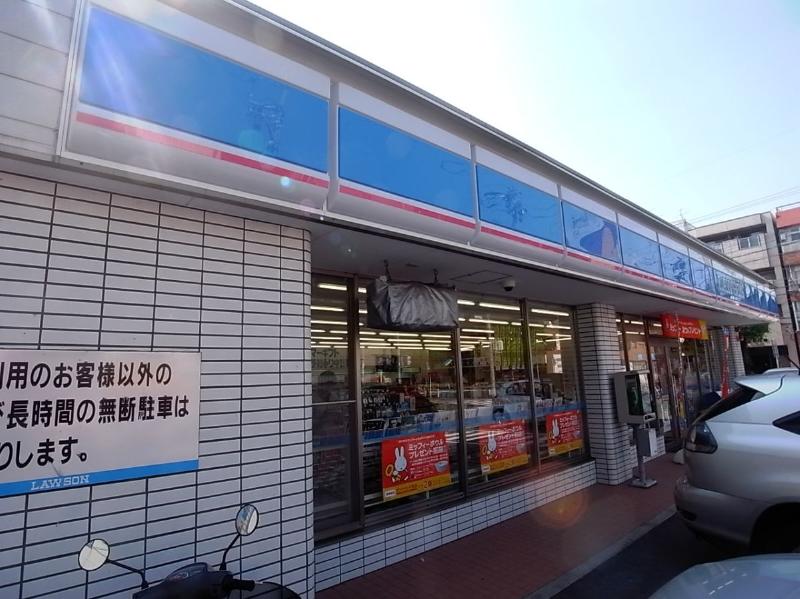 コンビニ　ローソン 本陣駅前店（コンビニ）まで150m