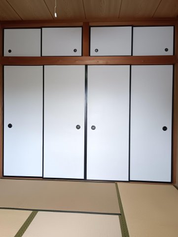 収納　今回新品に張替え！二階の襖と天袋