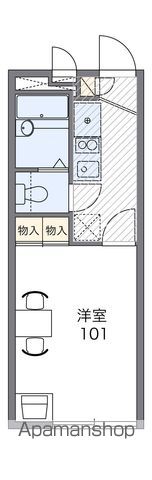 レオパレスKAZUIIの間取り写真