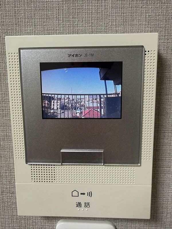 セキュリティ　TV付きインターフォンで安心