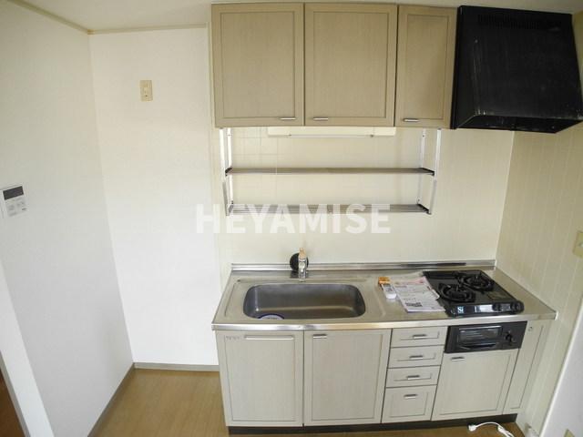 キッチン　※室内画像は別号室のもの