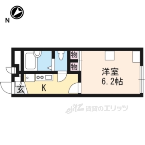 レオパレスフラワリーの間取り写真