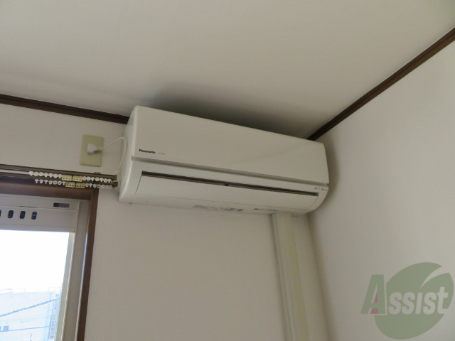 その他設備　エアコンが設置してありますので、寒暖対策もばっちり。