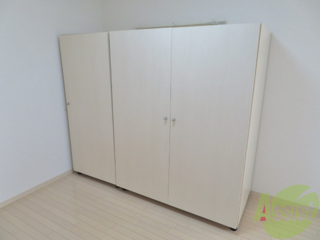 収納　収納ボックスは、移動可能なので便利ですね。