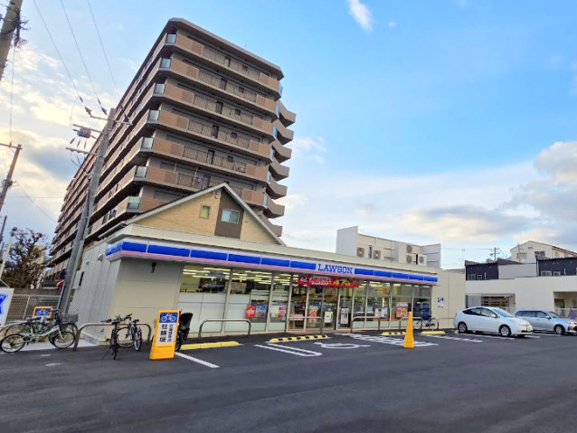 コンビニ　ローソン平野加美東一丁目店（コンビニ）まで348m