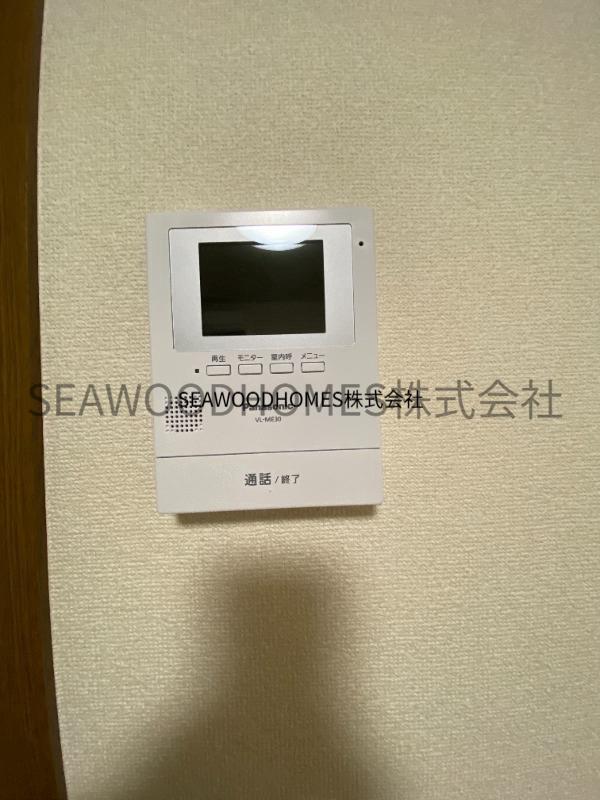セキュリティ　ＴＶ付きインターホンで突然の来客にも安心して対応できます◎