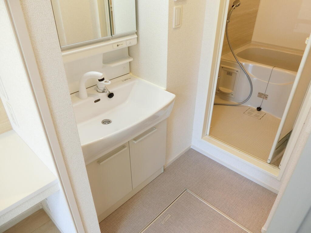 洗面設備　※同アパートのものを使用しております