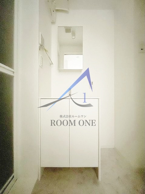 洗面設備　洗面台です。