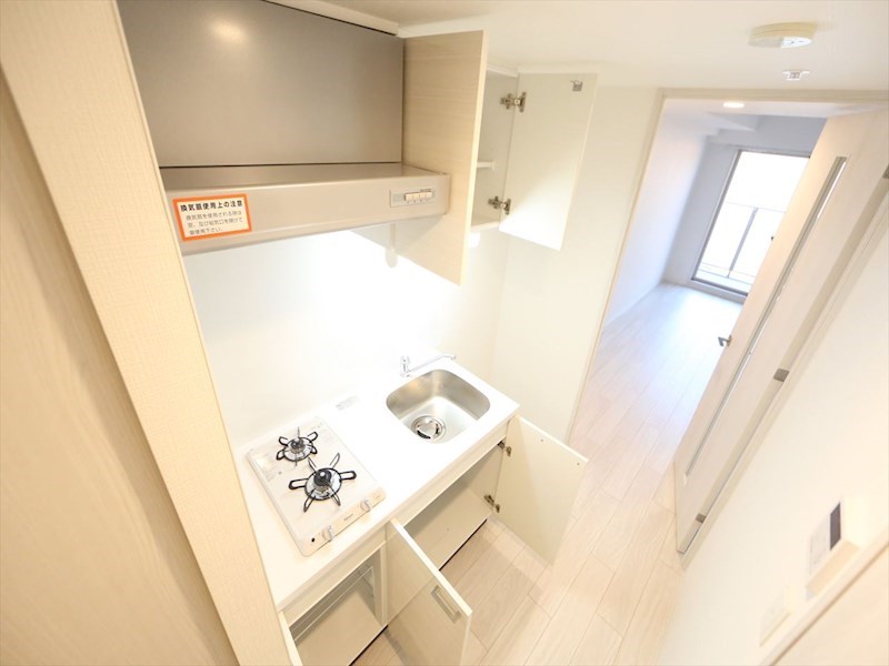 キッチン　システムキッチン（ガス2口コンロ付）