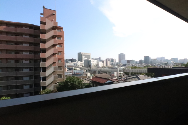 眺望　４階のバルコニーからの景色です。