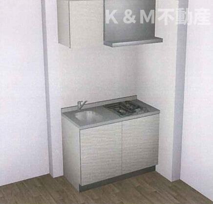 キッチン　コンパクトなキッチンで掃除もラクラク