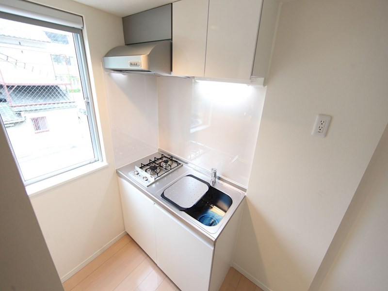 キッチン　システムキッチン（ガス2口コンロ付）