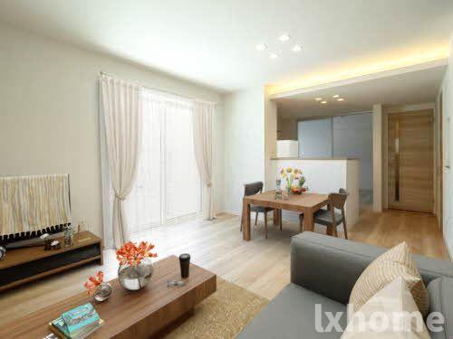 キッチン　コンパクトなキッチンで掃除もラクラク