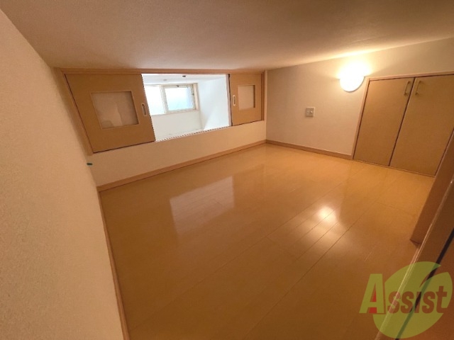その他部屋・スペース　ロフトが付いていました。たっぷり荷物を収納できますね。