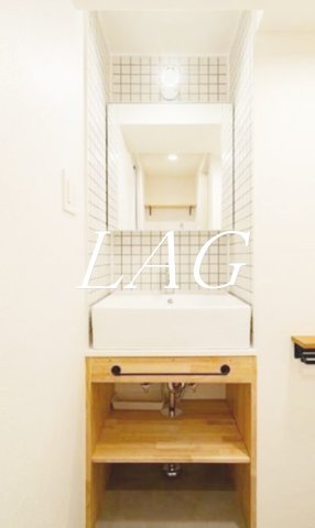 洗面設備　洗面台です。