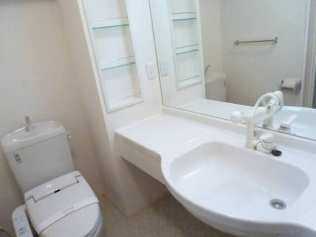 洗面設備　鏡が大きいパウダールーム☆（反転有）