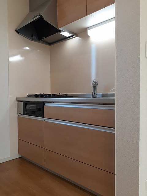 キッチン　ガスコンロ完備です。