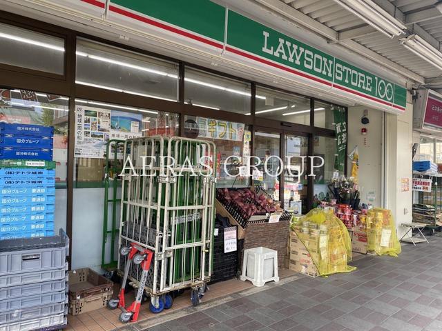 コンビニ　ローソンストア100 江東白河二丁目店（コンビニ）まで166m