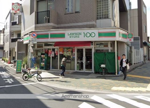 コンビニ　ローソンストア１００（コンビニ）まで187m