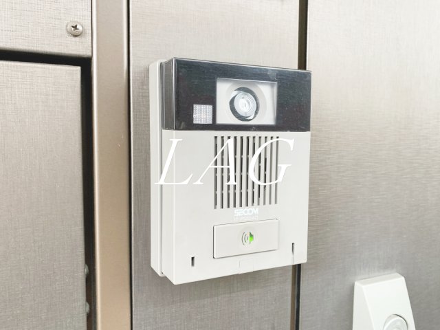 セキュリティ　モニター付きインターフォンです。
